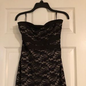 Mini black dress